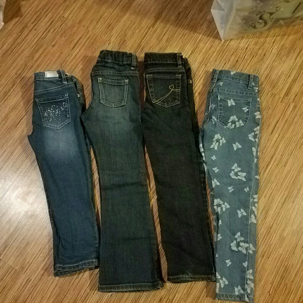 Bundle 6 girls jeans